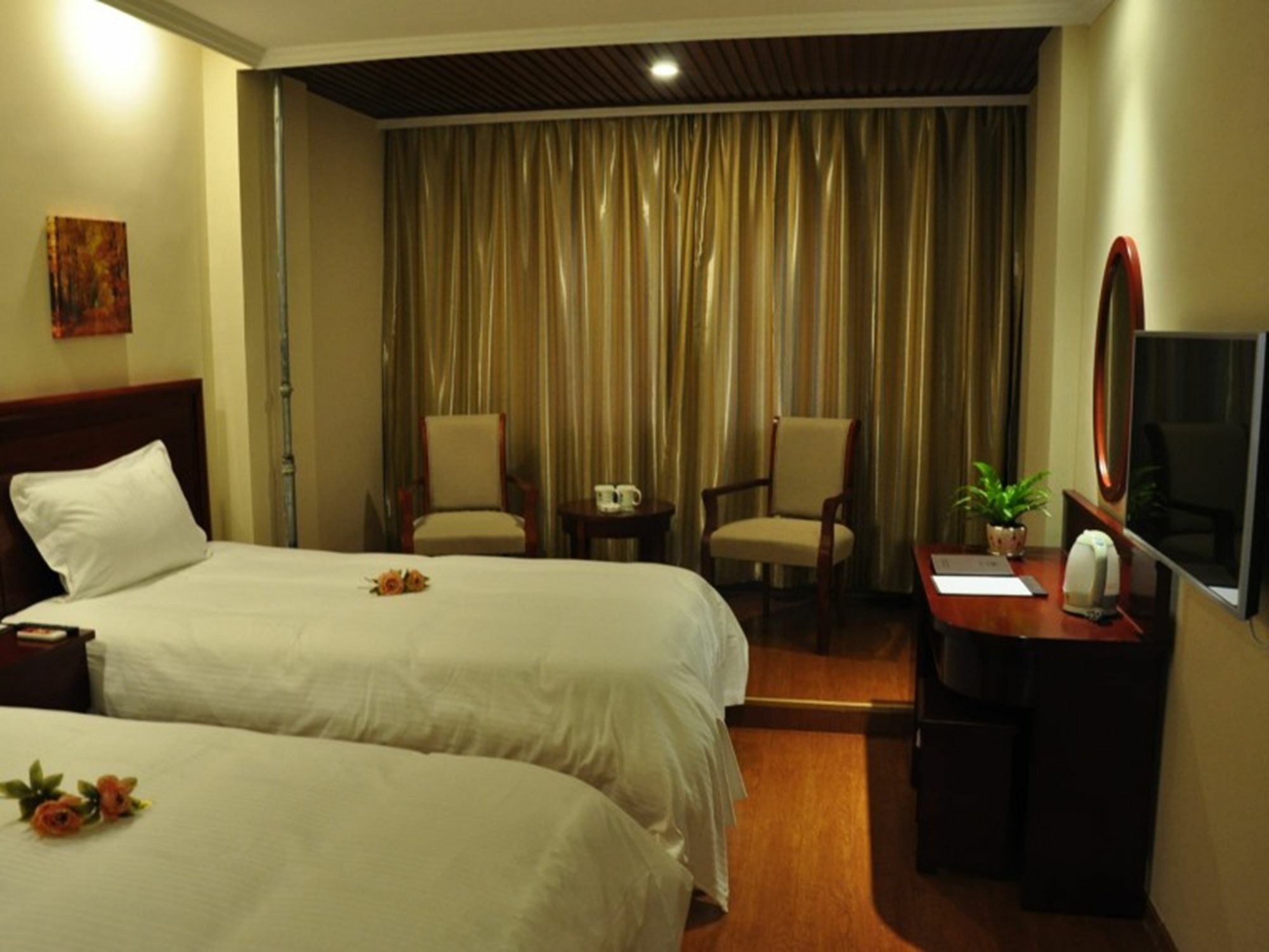 Greentree Inn Shandong Jining Qufu East Jingxuan Road Sankong Express Hotel Bagian luar foto